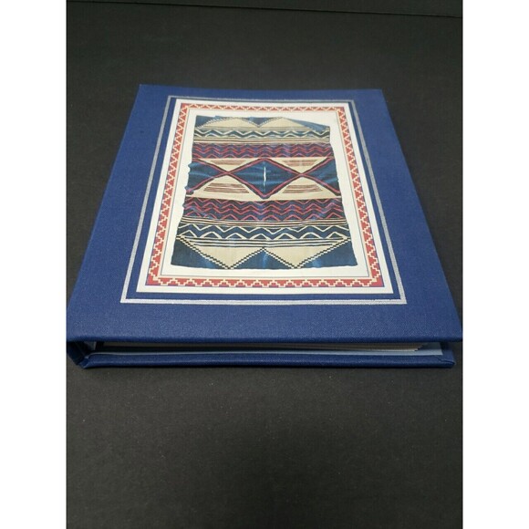 Vintage Gibson Address Book 1982 Unused Native Navajo Design Ring Binder Cloth - Picture 13 of 13